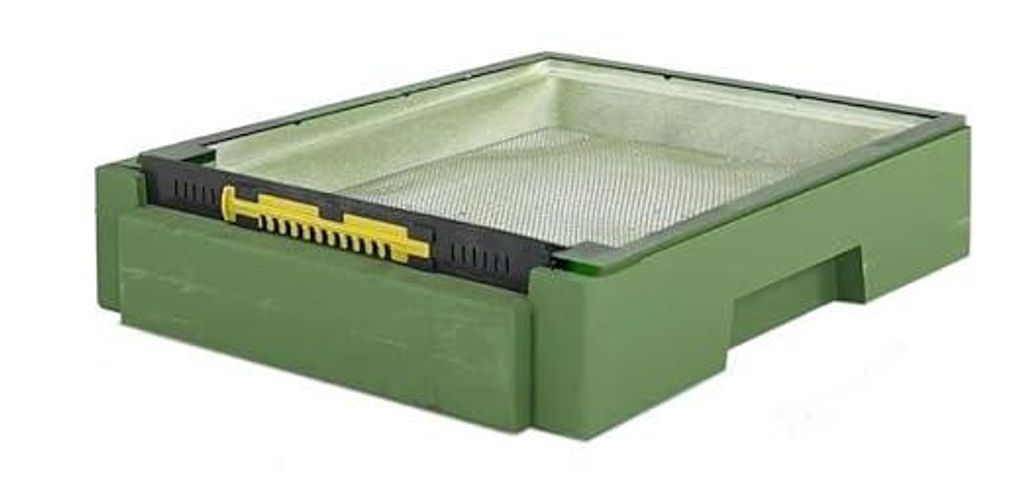 Bee Home Hygienischer Boden aus Styropor für DNM & Zander Bienenbeute | Varroaboden, Gitterboden | Kompatibel mit 12 DNM oder 10 Zander Rähmchen|