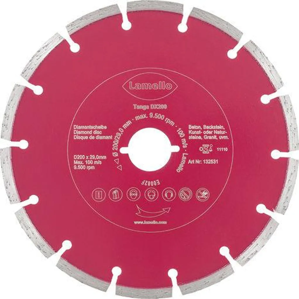 Lame de scie circulaire Ø200 x 2.4 x 29 mm LAMELLO Métal dur Z24 132531