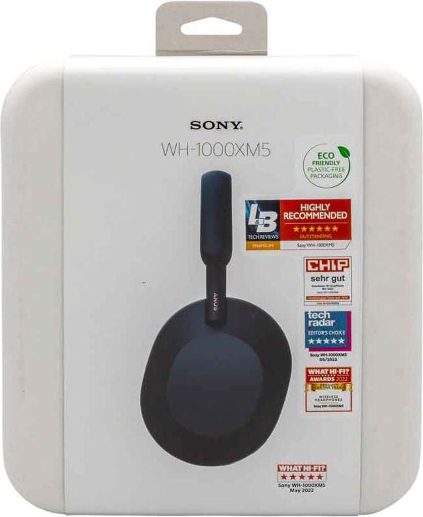 Sony WH1000XM5B.CE7 Sony WH-1000XM5 Headphone Black Productafbeelding 