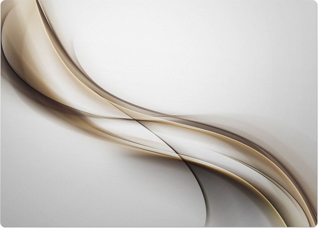 Abstrakte Wellen – Bodenschutzmatte – Rutschfest – Schutzmatte für Büro – Vinylmatte – Stuhlunterlage – 140 x 100 cm