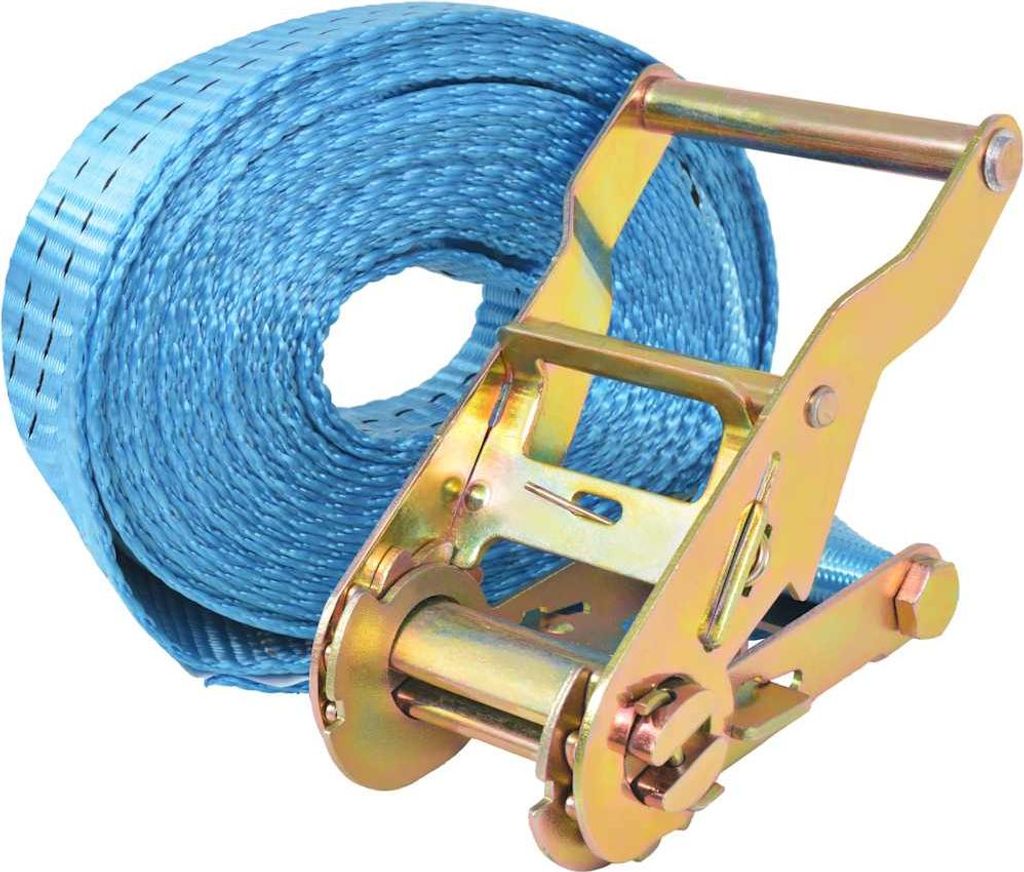 vidaXL Ratschen-Spanngurte 4 Stk. 2 Tonnen 6m×38mm Blau