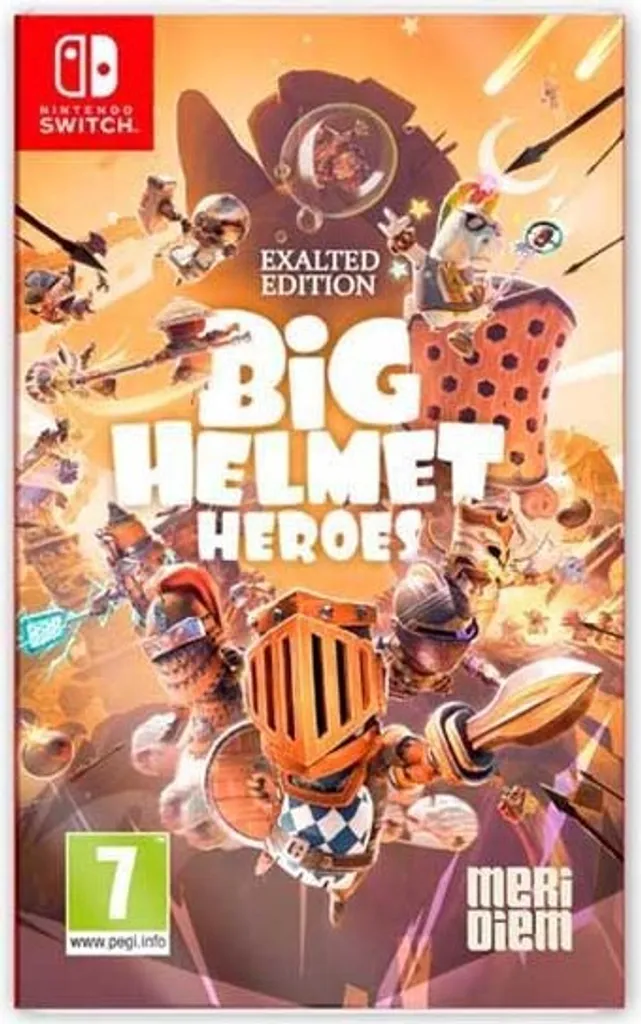 Big Helmet Heroes Exalted Edition Switch PAL Boîtier Haute Qualité