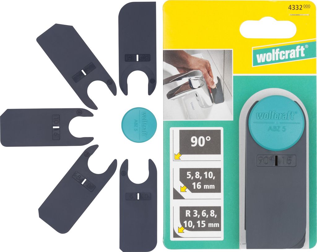 Wolfcraft Joint Trowel - Professional Set of 5 4332000 Image du produit 