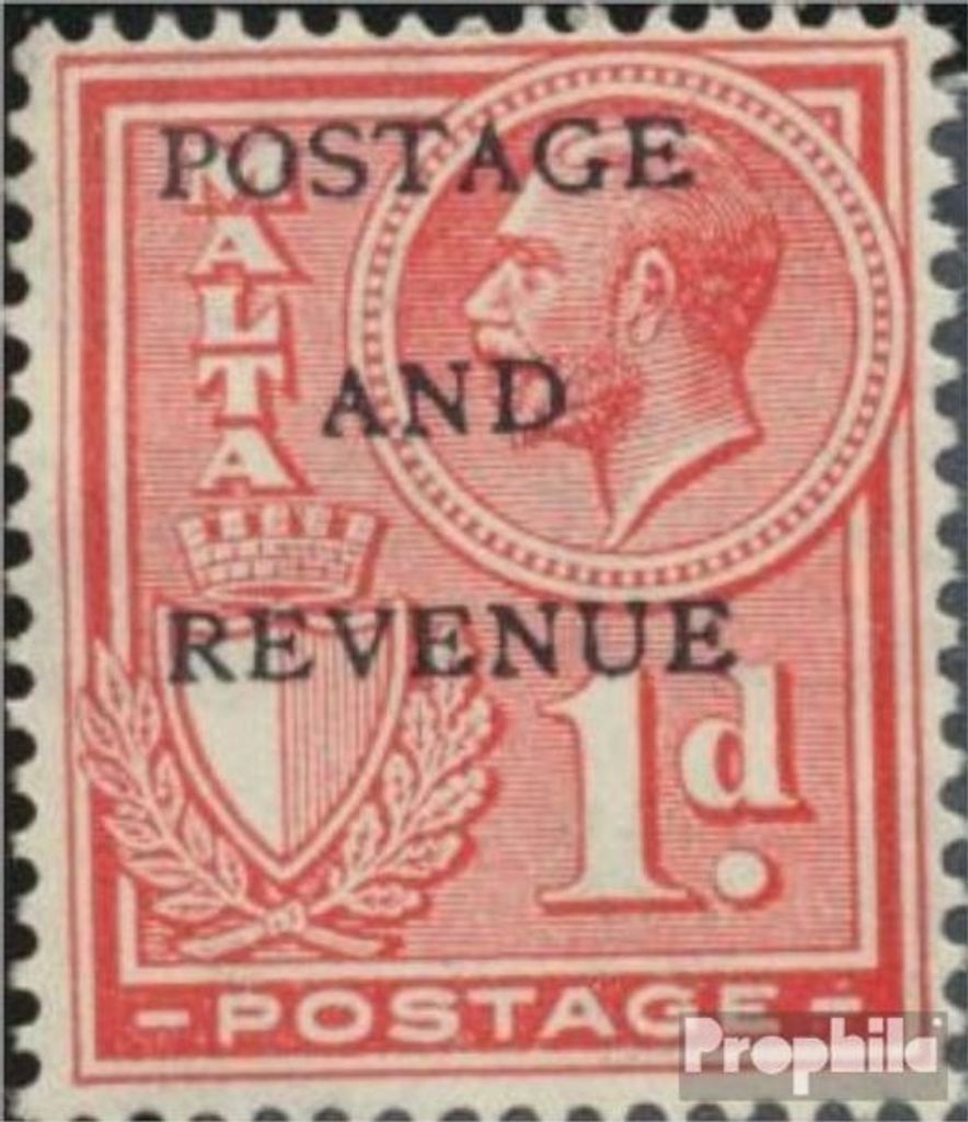 Briefmarken Malta 1928 Mi 135 postfrisch Aufdruckausgabe