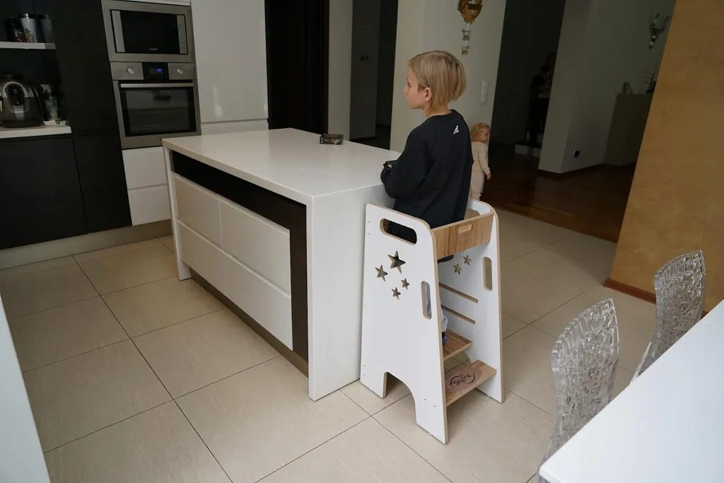 Ustensiles cuisine enfants ergonomiques Solid Adjustable blanc POLISH - 12