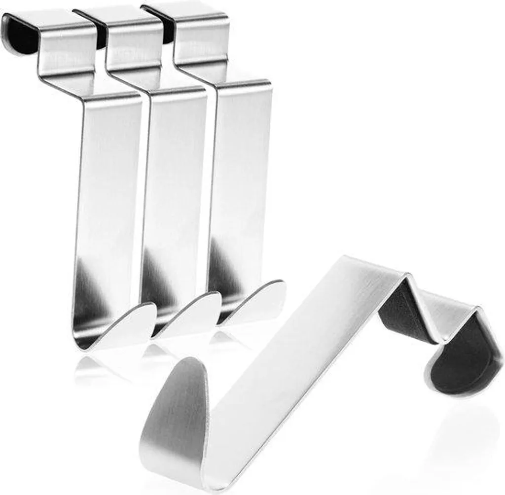 Patère inox 9 cm anti-trace avec mousse : protégez vos murs et portes