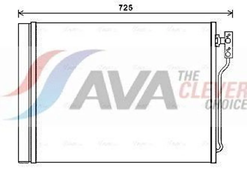 Condenseur AVA BWA5435D Haute Performance pour BMW Série 5 F11 Break