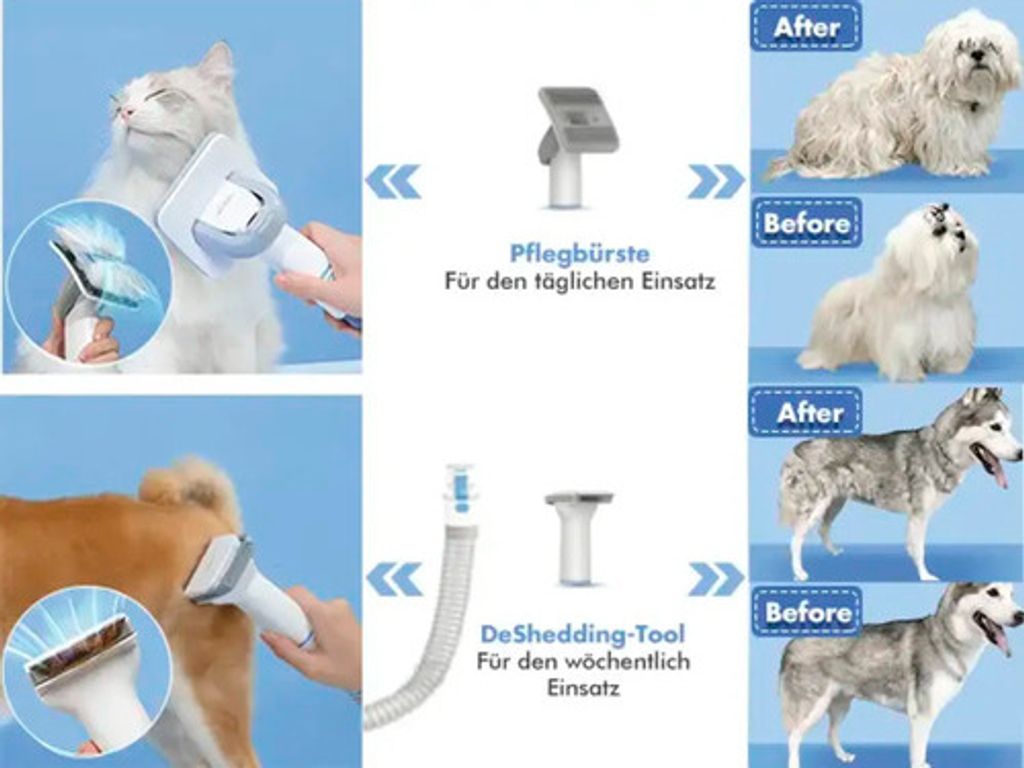 Haustierpflege Neakasa P2 Pro 5-in-1 Grooming Kit Pet Dryer Produktbild 5