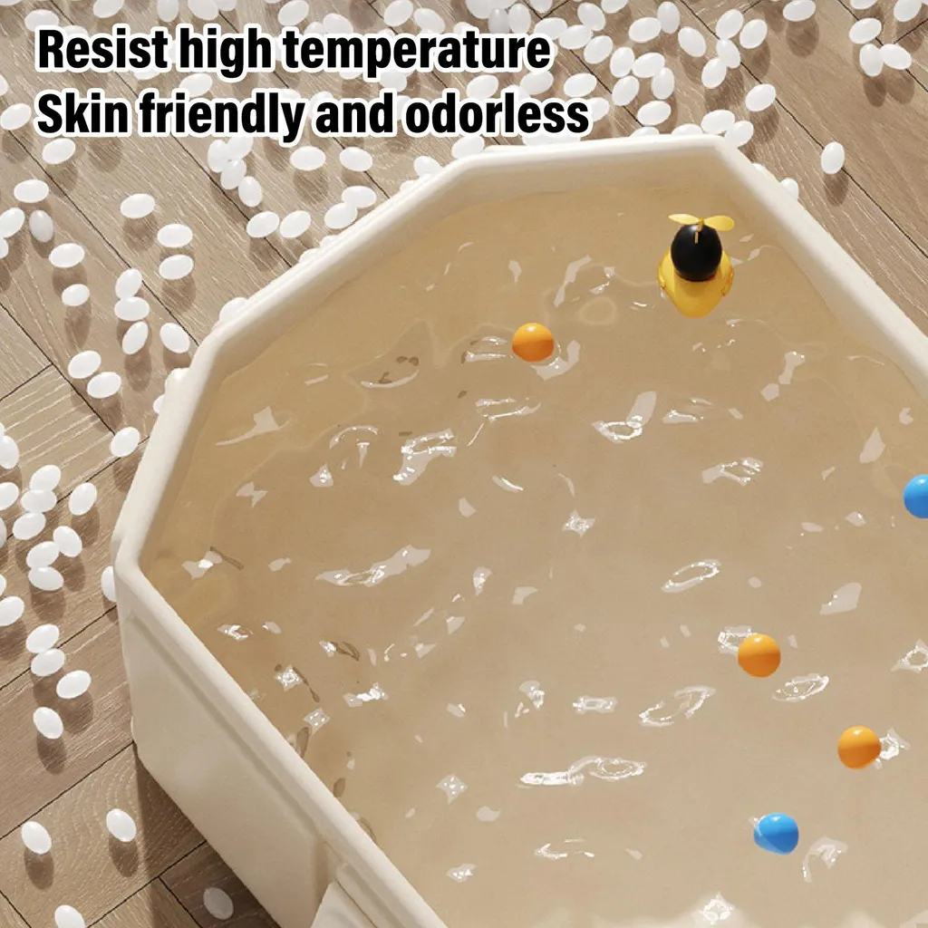 Baignoire pliable pour bébé et voyage - Solution de bain compacte beige