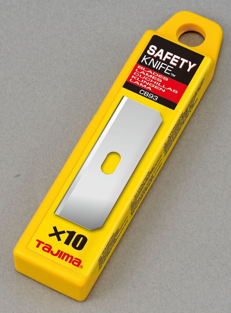 Tajima Ersatzklinge CB93H für Sicherheitsmesser LC959 56 mm x 18 mm 10 Stück