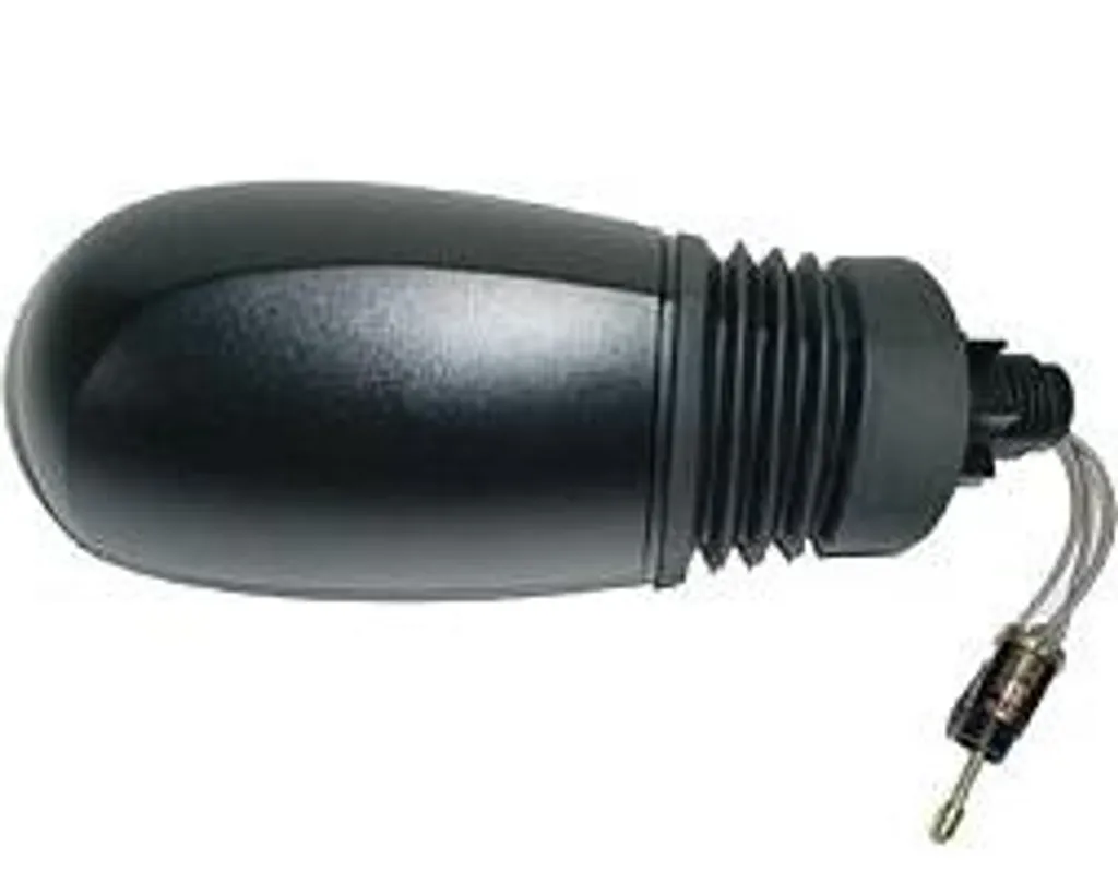 Rétroviseur complet pour Fiat Punto gauche ABAKUS avec coque noir mat