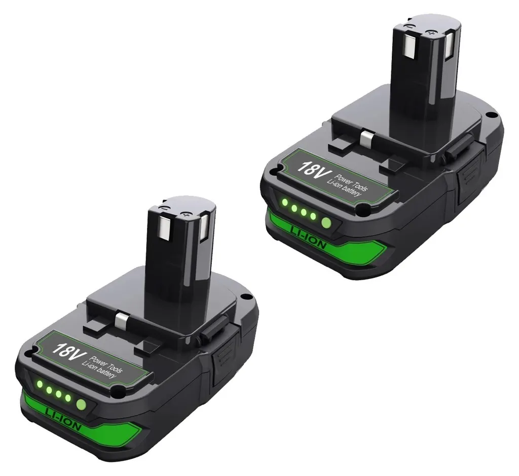 Batterie Li-Ion 18V 3000mAh - Pack de 2 Batteries de Rechange 18V-a