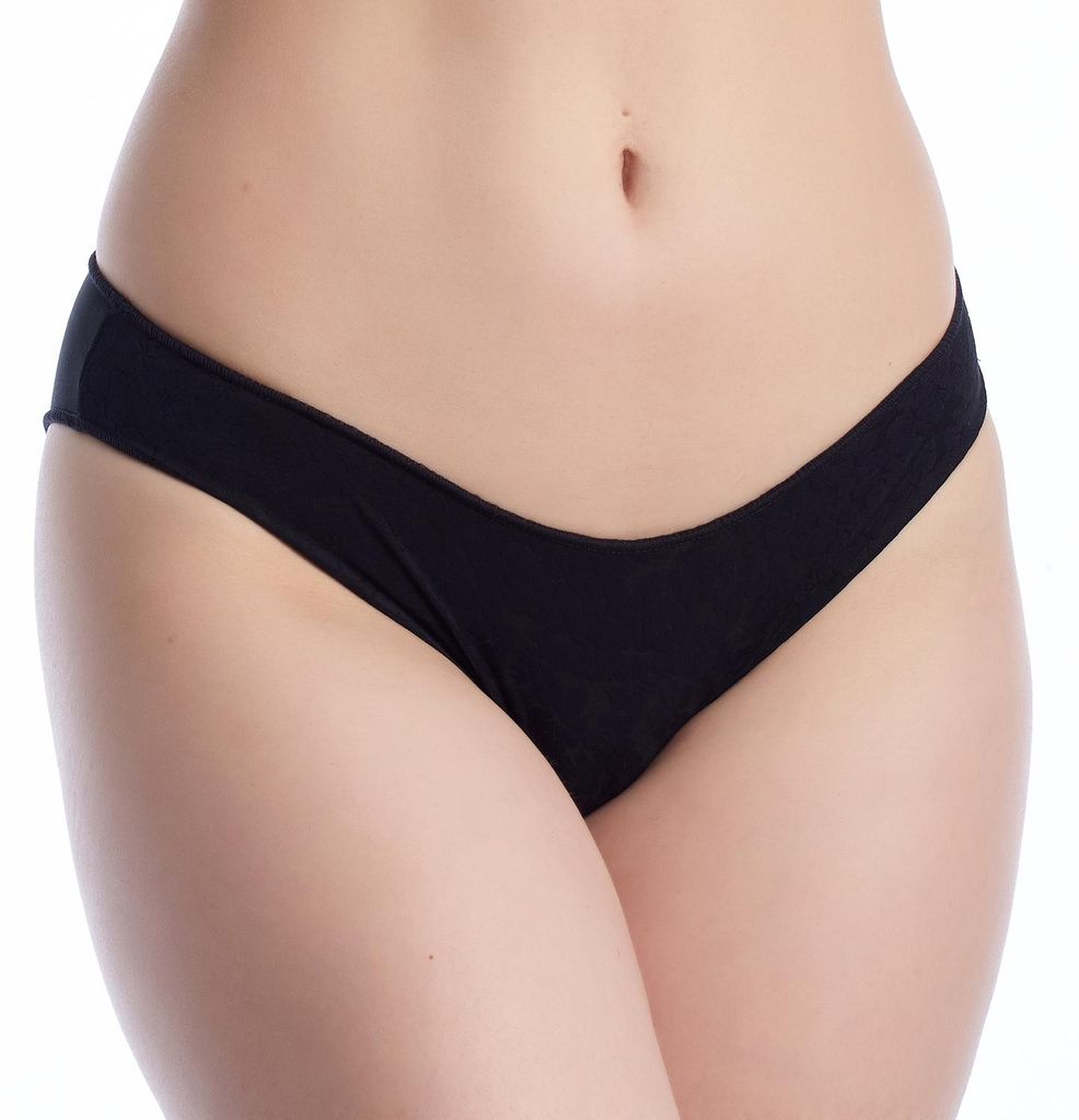 Selene Damen-Bikinihose mit floralem Jacquard-Stoff REBECA