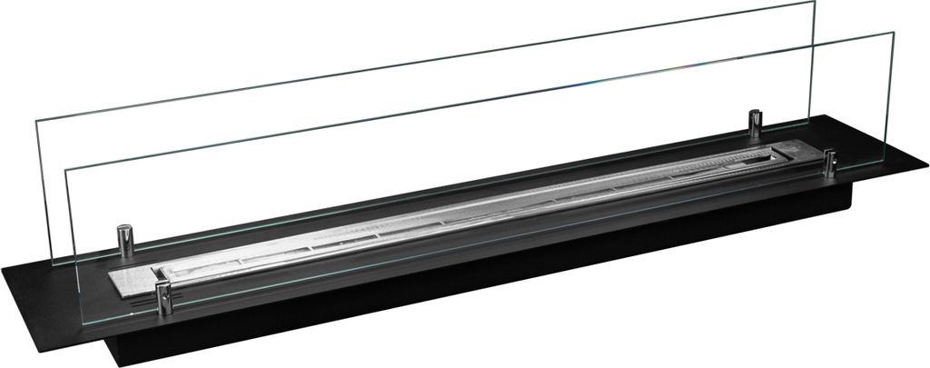 etanolový krb so sklenenou vložkou 990 mm na inštaláciu do Obrázok produktu 1