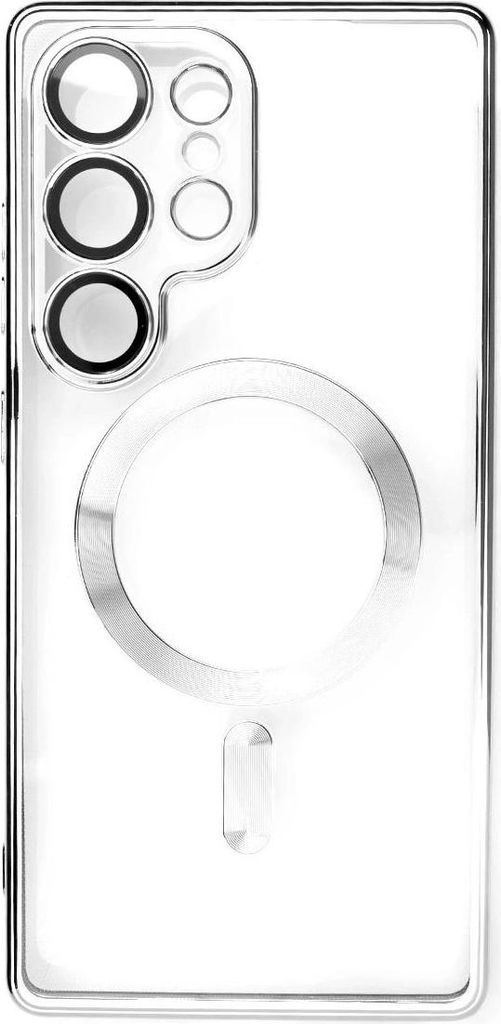 Etui Electroplated Case Z Magsafe Galwanizowane Na Iphone 16E - Srebrne