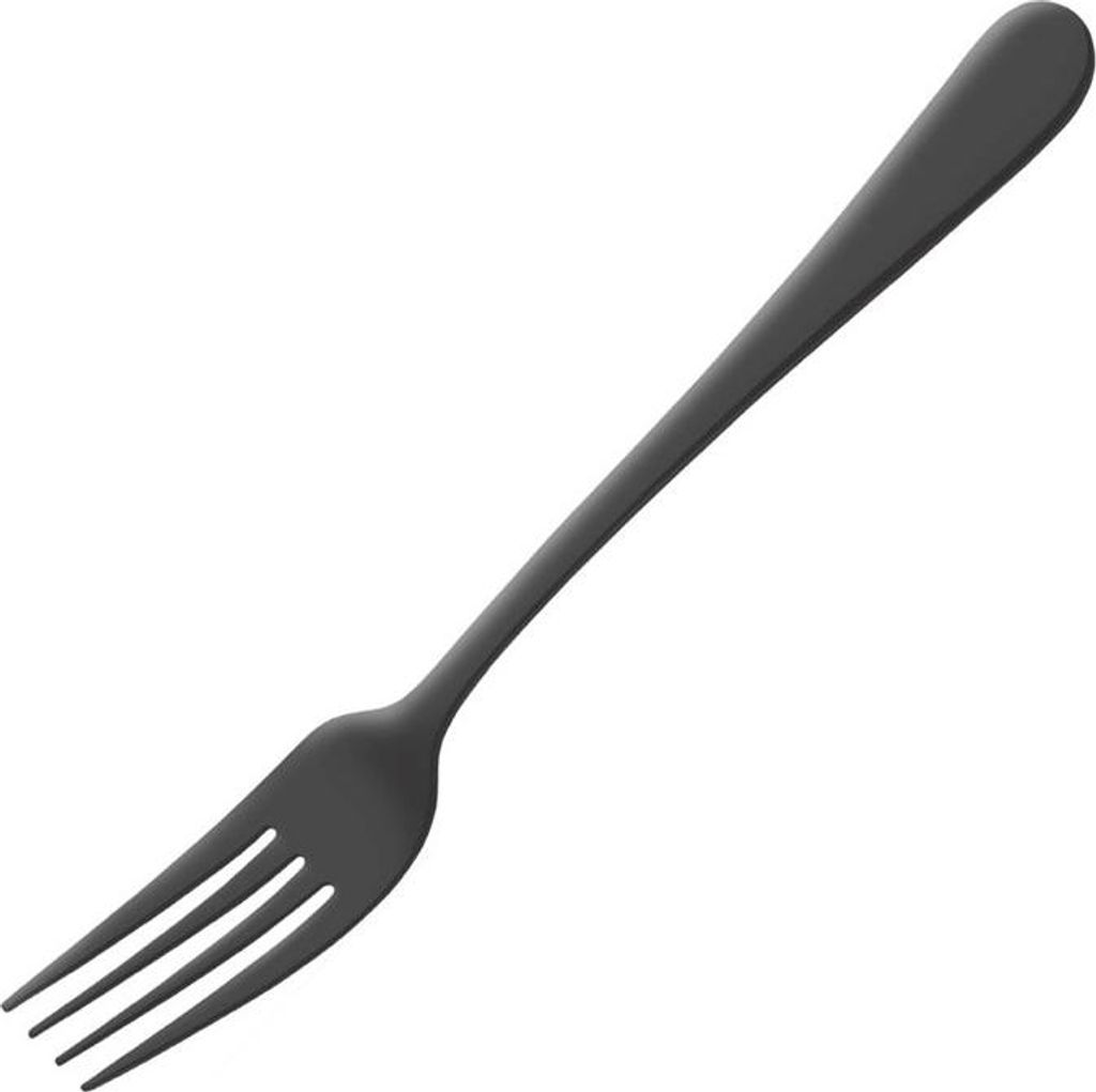 Amefa Tischgabel Schwarz (12 Stück)