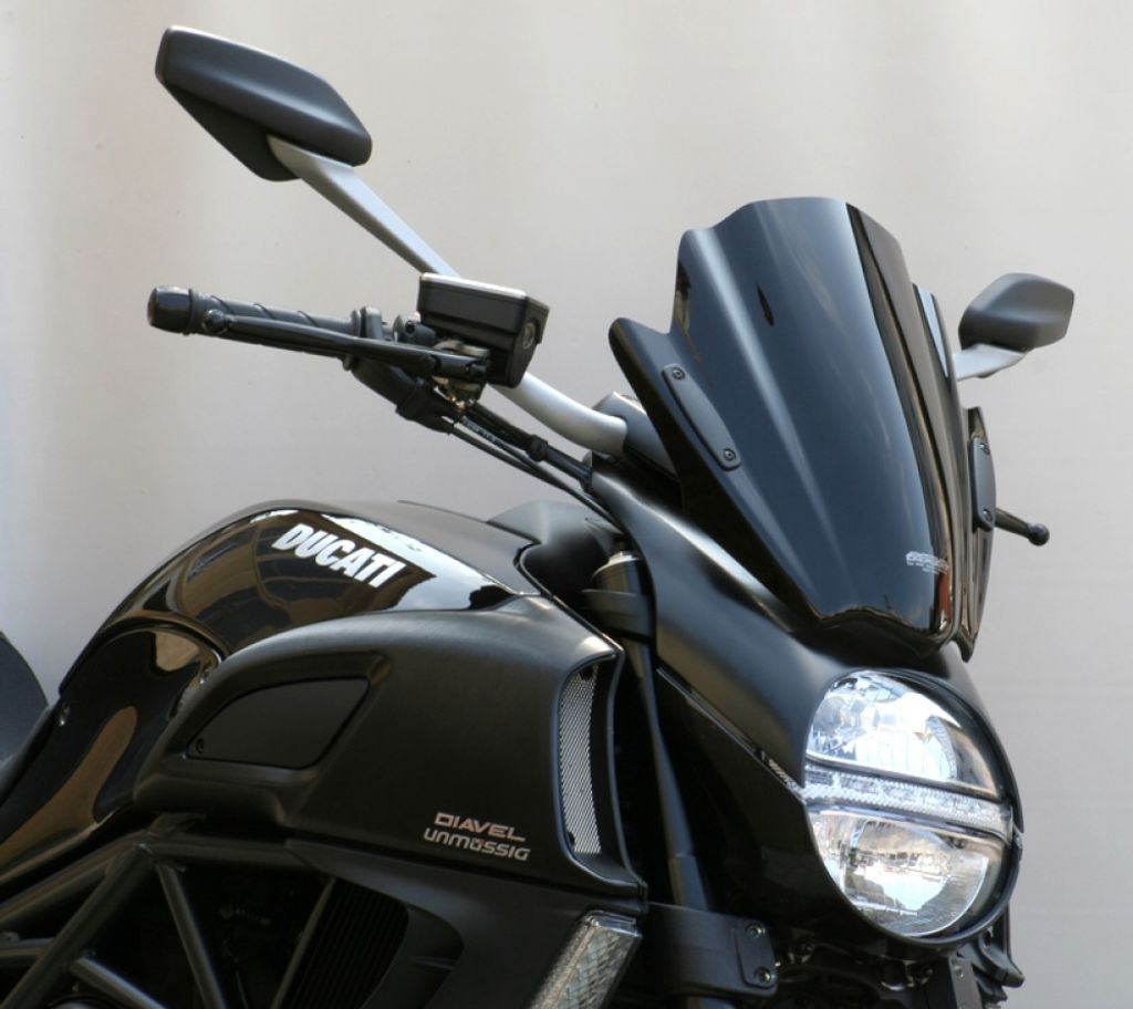 MRA Racing-Screen für Naked Bikes, schwarz, ohne Haltersatz
