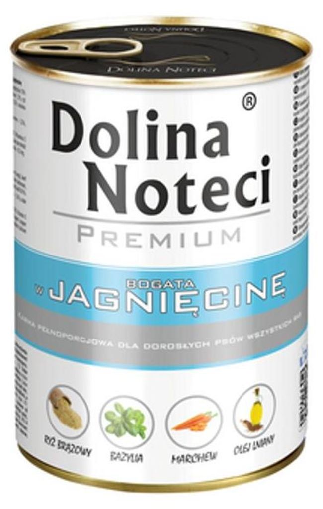 Dolina Noteci Premium karma mokra dla psa z Jagnięciną 400g