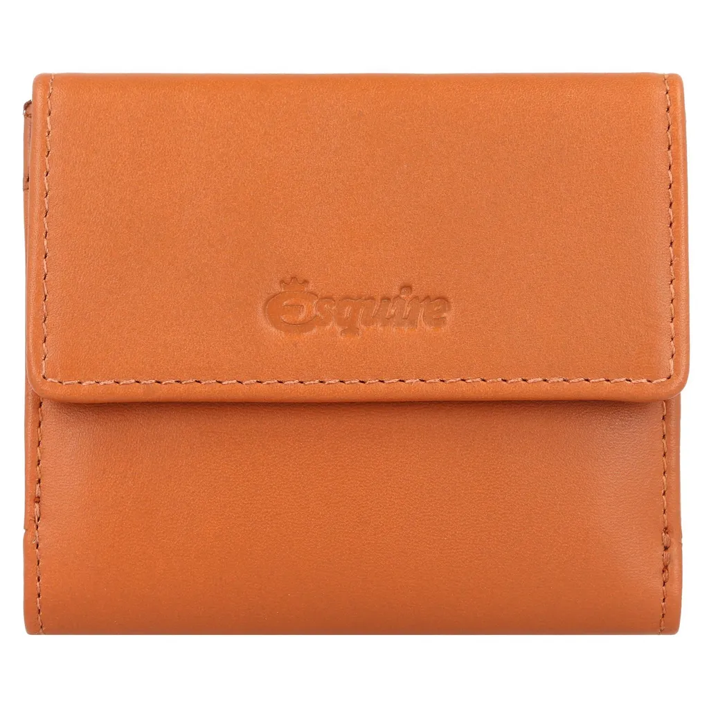 Porte-monnaie Peru Esquire Cuir Cognac avec Compartiments Multiples - 6