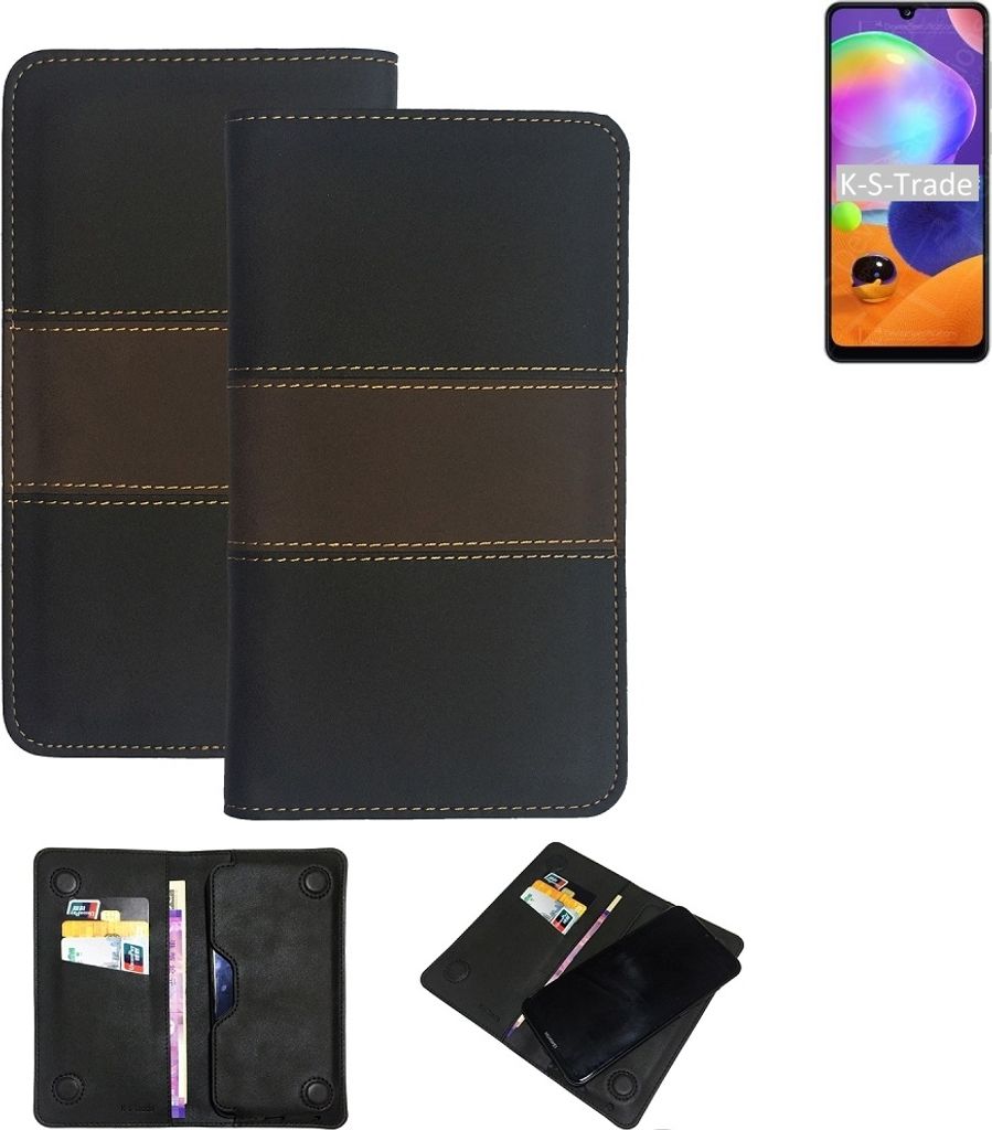K-S-Trade Hülle Handyhülle kompatibel mit Samsung Galaxy A31 Schutzhülle Walletcase Bookstyle Tasche Schutz Case Handytasche Wallet Cover