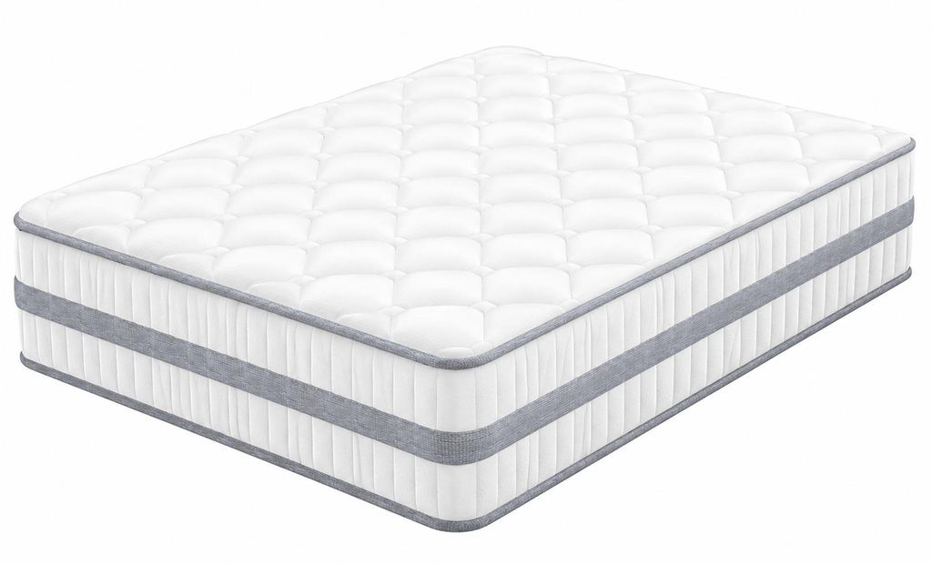 Boxspringmatratze 90x200x26cm, 7-Zonen, mit Memory-Schaum Produktbild 