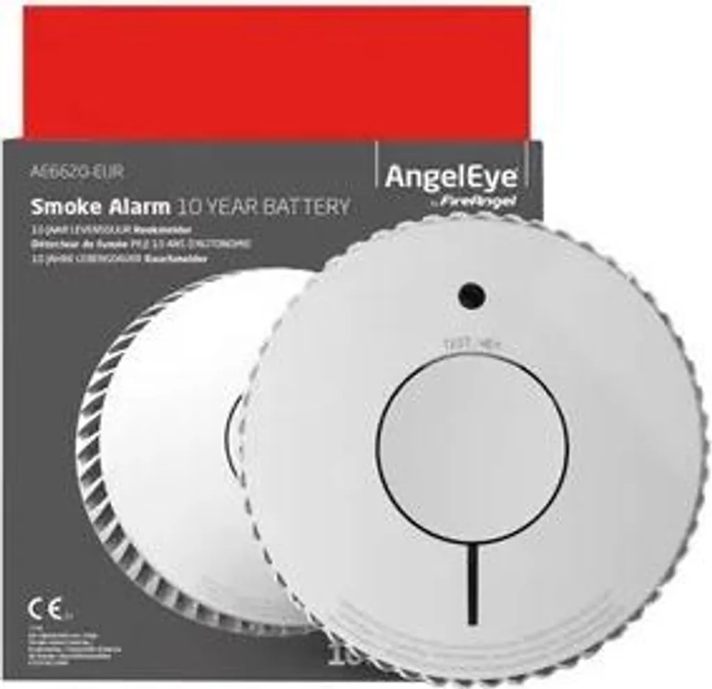 Détecteur de fumée AngelEye AE-6620-EUR pile lithium longue autonomie