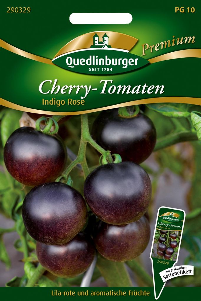 Quedlinburger Saatgut - Tomato Cherry Indigo rose - Nasiona Zdjęcie produktu 