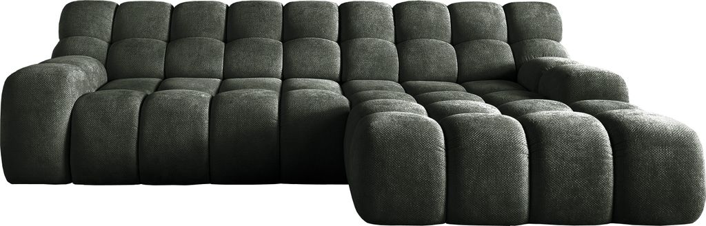DomoHome- Campile Big Ecksofa mit Schlaffunktion Sofa 85x288x119 cm, Modern Couch Eckcouch Wohnzimmer Möbel Ausfahrbarer Sitz Sofa L Form Rechts |...