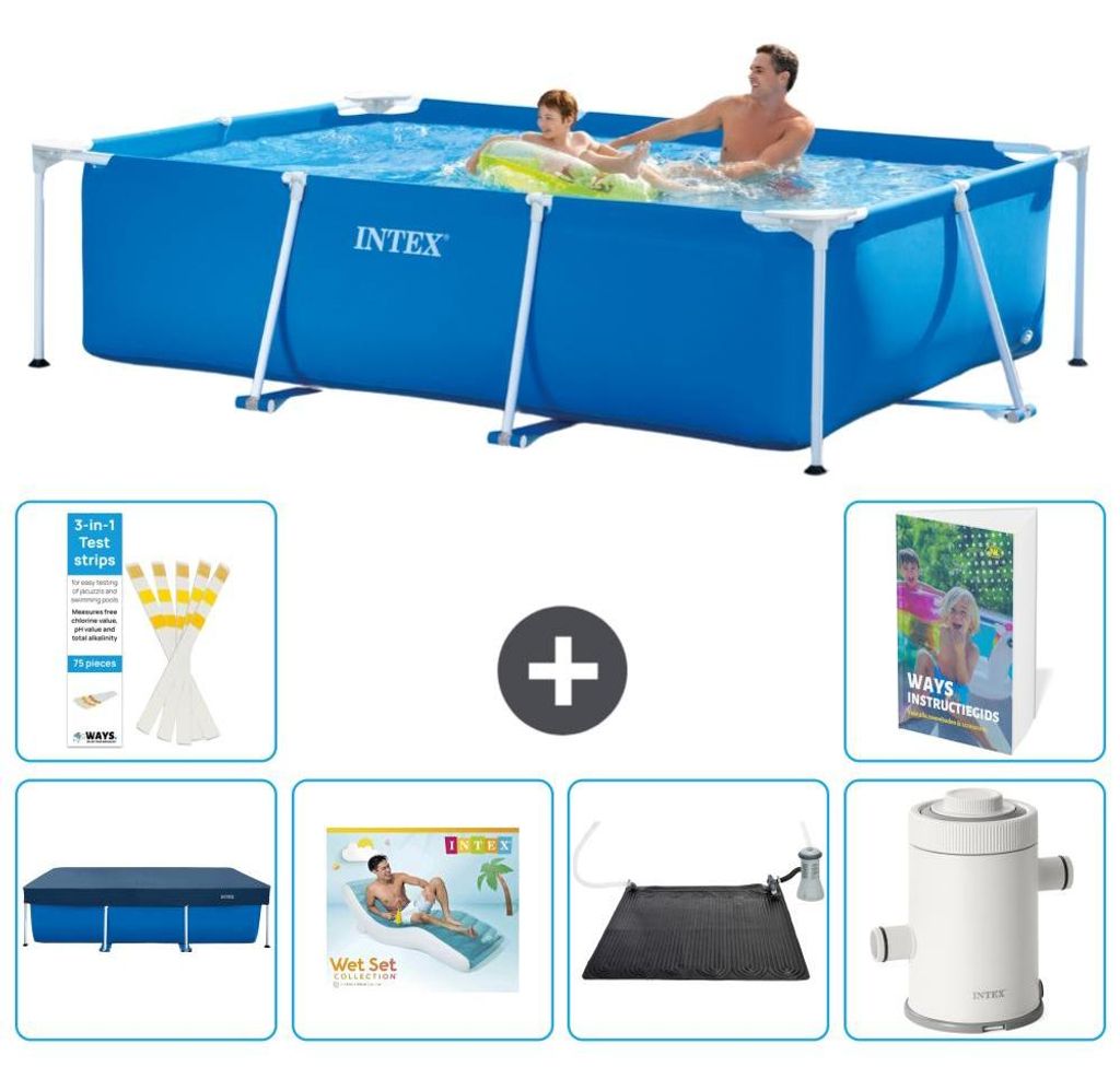 Rechteckiger Frame Pool - 260x160x65 cm - 7-teilig  S70 Produktbild 