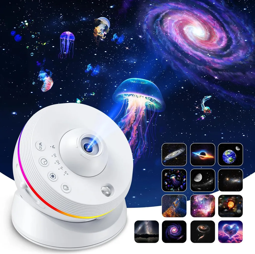 Regalo Magico: Proiettore Planetario 13 in 1 4K HD - Luce Notturna