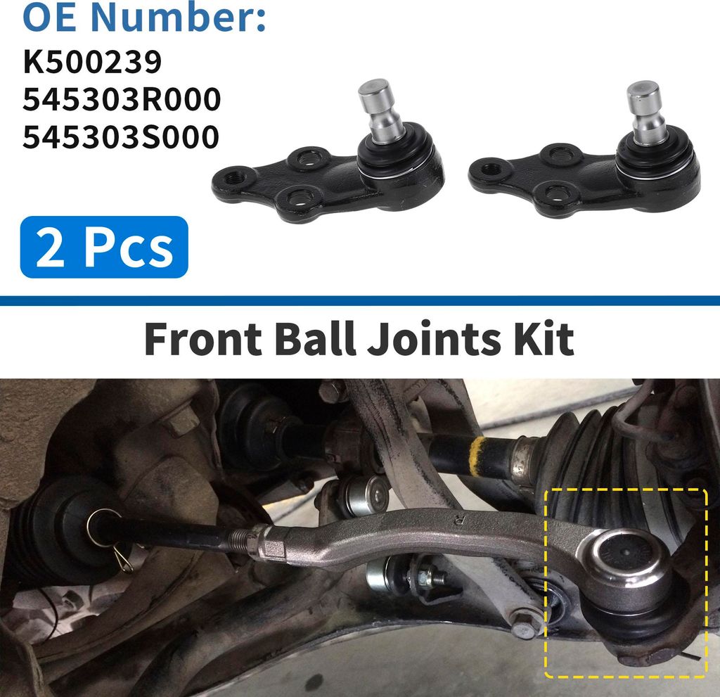 2 Stück Vordere Untere Kugelgelenke Für Hyundai Tucson 2010-2017 Für Hyundai Sonata 2011-2014 Aufh?ngung Kugelgelenk Set Nr.K500239/545303R000/5...