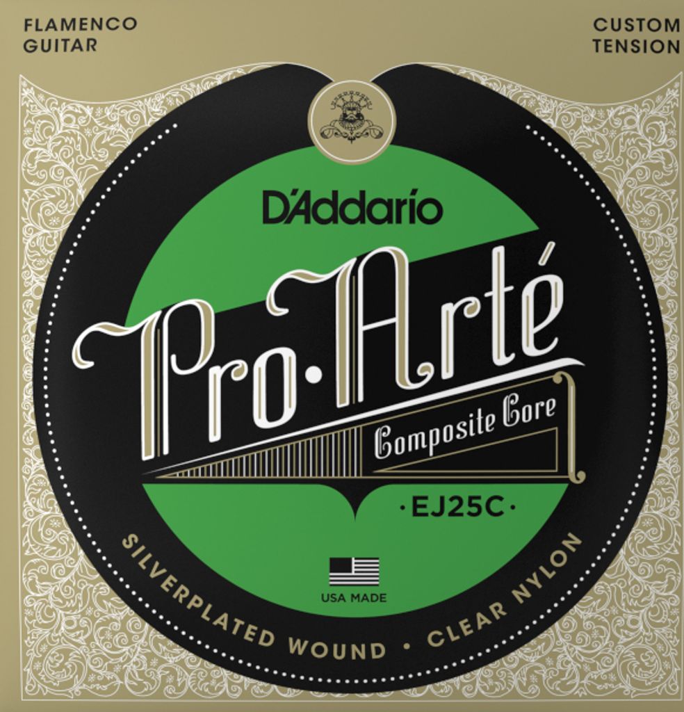 D'Addario EJ25C Clear Nylon Composite Flamenco Produktbild 
