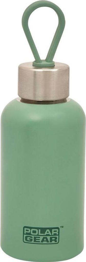 Die 280 ml Thermoflasche Polar Gear aus Stahl hält Getränke sowohl heiß als auch kalt.