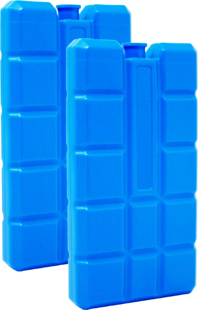 ToCi 2er Set Kühlakku mit je 200 ml | 2 blaue Kühlelemente für die Kühltasche oder Kühlbox