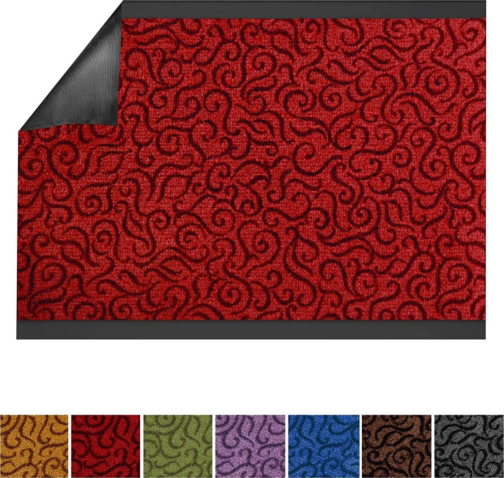 Sauberlaufmatten Schmutzfangmatte Brasil Dunkelrot 90 x 150cm