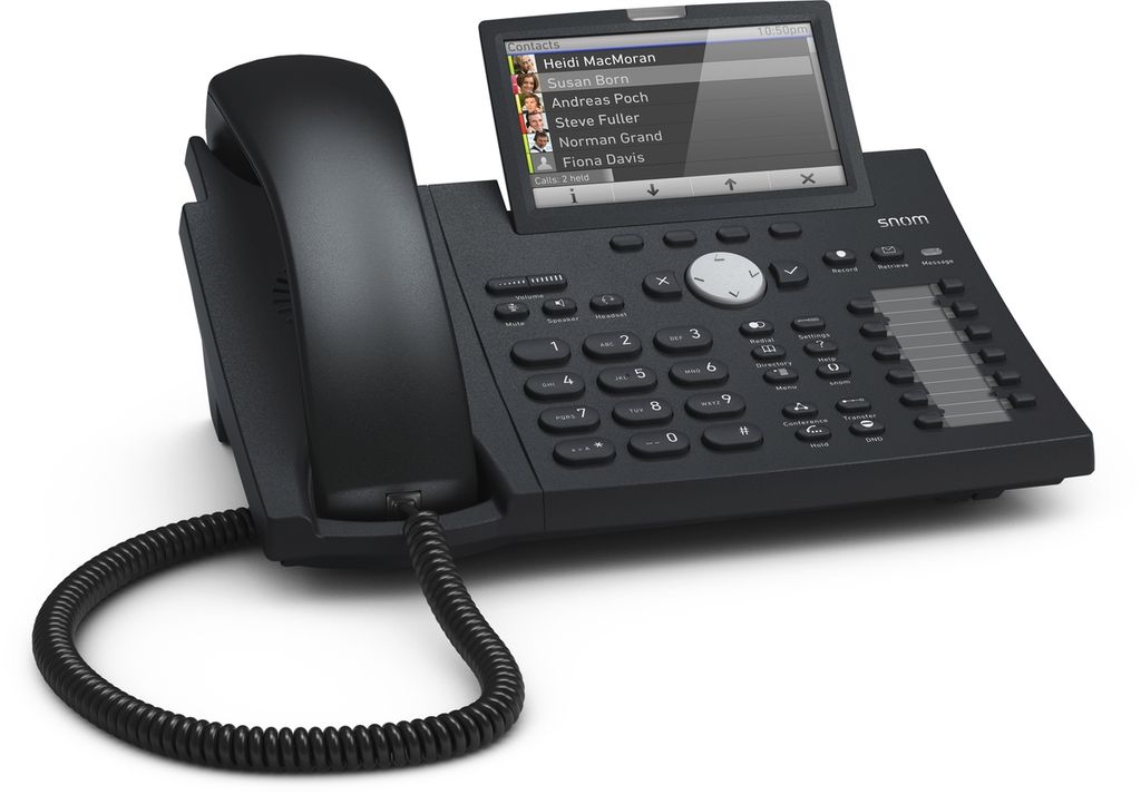 Snom D375 - Telefono VoIP - con interfaccia Bluetooth Immagine del prodotto 