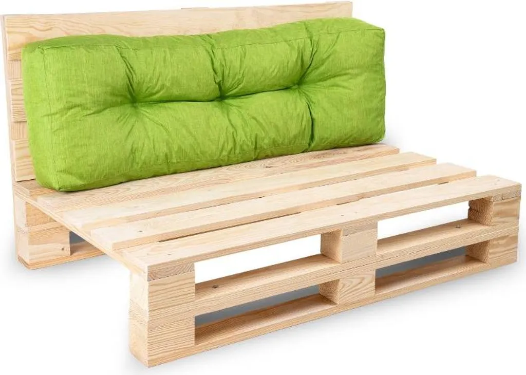Schienale cuscino per pallet in poliestere BANANAIR 120x40x15 cm verde