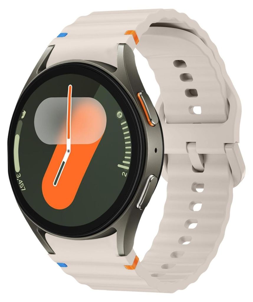 Pre Samsung Galaxy Watch 7 44 / 40 mm Silikónový dizajn Obrázok produktu 