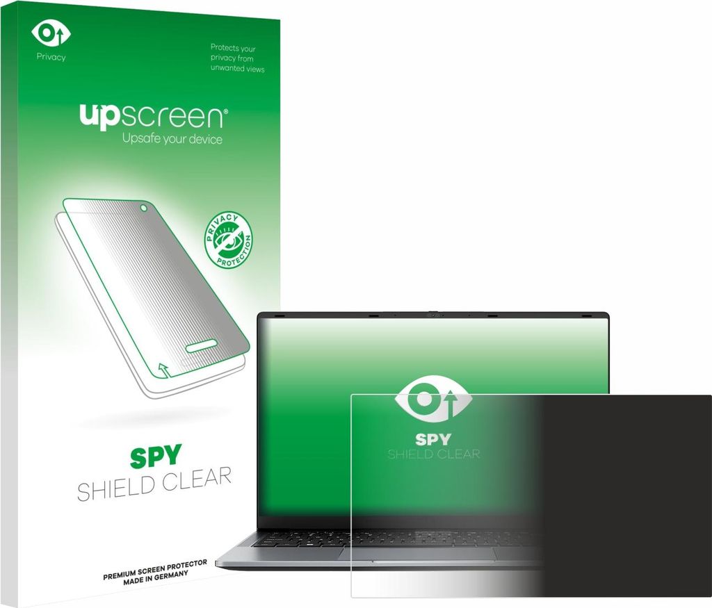 Für Blackview Acebook 6 15.6" Sichtschutzfolie Schutzfolie upscreen Anti-Spy Privacy Sichtschutz Blickschutz Display Schutz Folie Blaulichtfilter