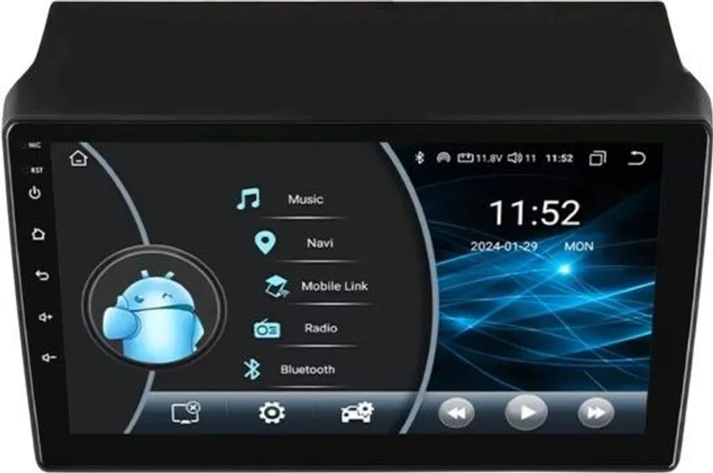 Autoradio Android 14 Bluetooth écran QLED Snapdragon