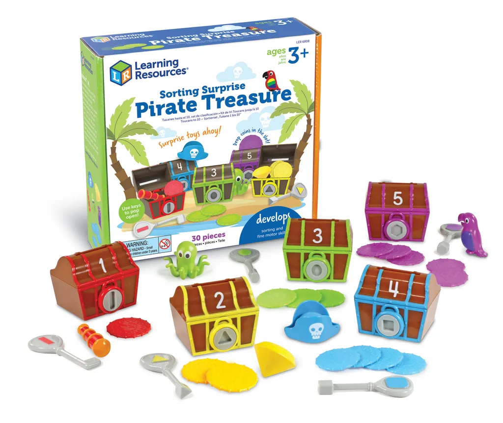 Coffre au Trésor des Pirates Interactif - Jeu de Motricité et Logique