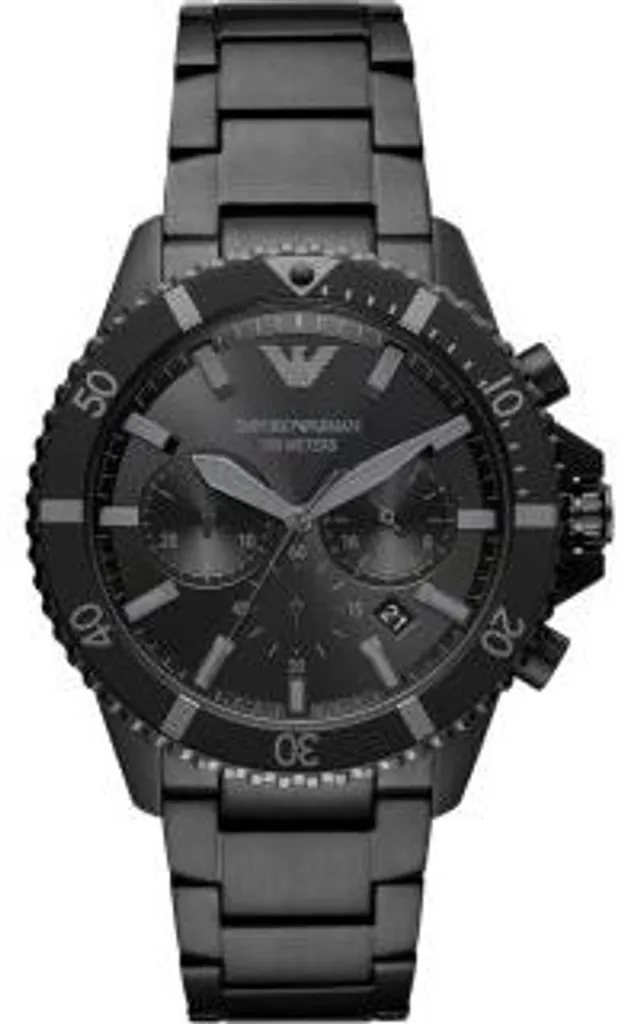Montre Armani AR11363 Argentée avec Cadran Vert et Étanche 100 Mètres
