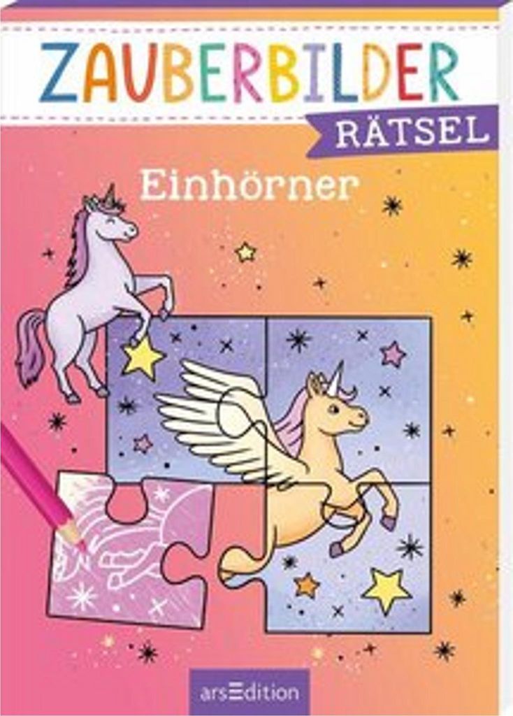 arsEdition Zauberbilder-Rätsel – Einhörner