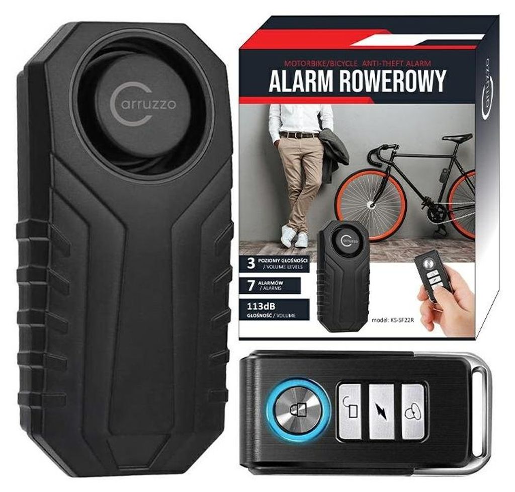 GOTEL Bezpečnostný alarm na bicykel a motocykel s diaľkovým Obrázok produktu 