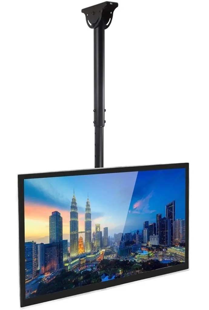 Support Plafond TV Télescopique à Bras Long pour Écran LCD et LED - 17