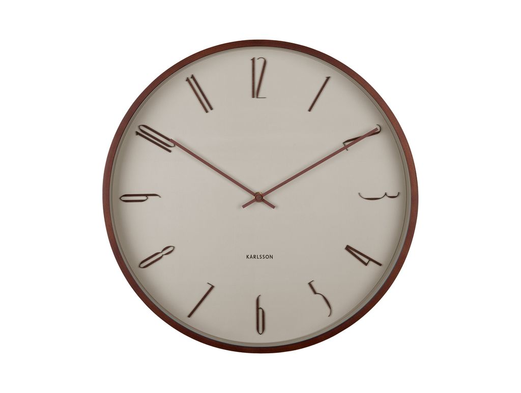 Karlsson - Wanduhr Scandia - Warmes Grau - Ø40cm