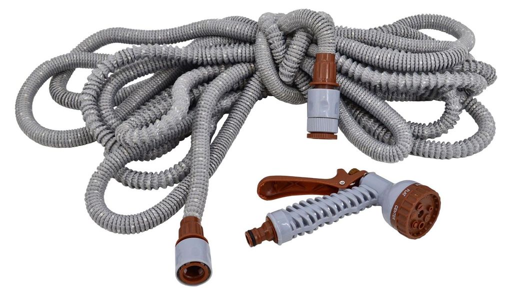 AW Tools - "Extensive" Schlauchleitung, Gartenarbeit AW3576 (30 m x 7,5 mm) (Grau/Rot)