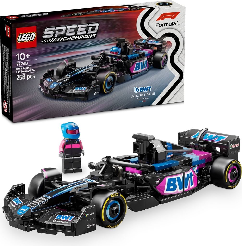 LEGO Speed Champions BWT Alpine F1 Team A524 Rennauto - Produktbild 