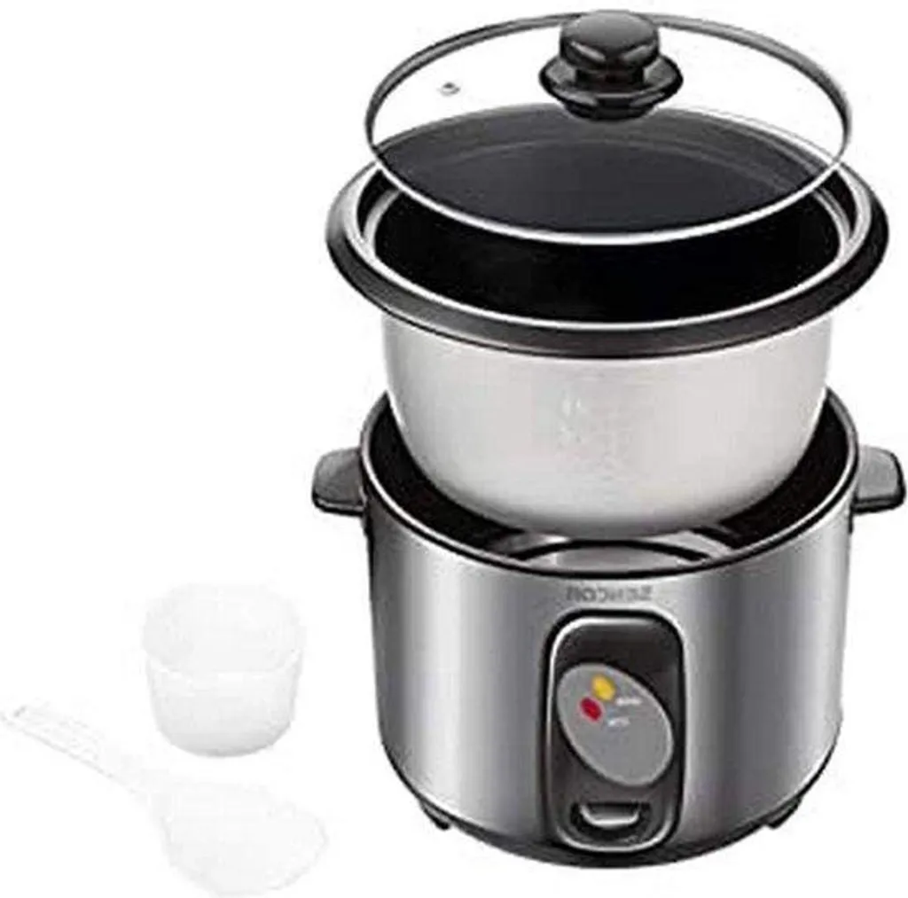 Cuiseur riz encastrable vapeur 1L gris : idéal pour un gain de place