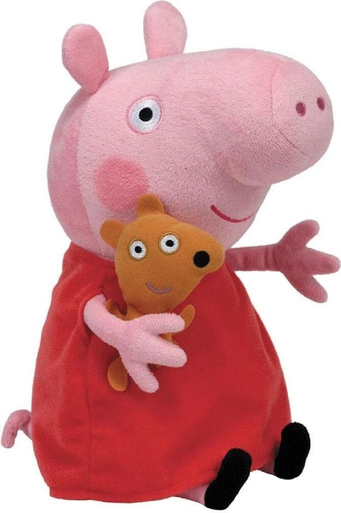 Plüschfigur Peppa Wutz TY 46128 15cm Beanie Babies Produktbild 2